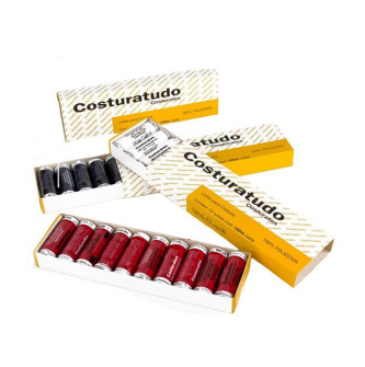 LINHA COSTURATUDO 100MT CORES
