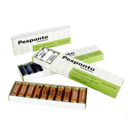 LINHA PESPONTO COSTURATUDO 30MT CORES