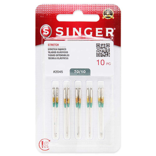 AGULHA SINGER 2045 N.10 P/ MAQ.COST. DOMESTICA c/10und AGULHA SINGER 2045 N.10 P/ MAQ.COST. DOMESTICA c/10und