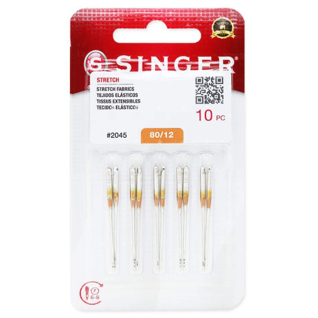 AGULHA SINGER 2045 N.12 c/10und