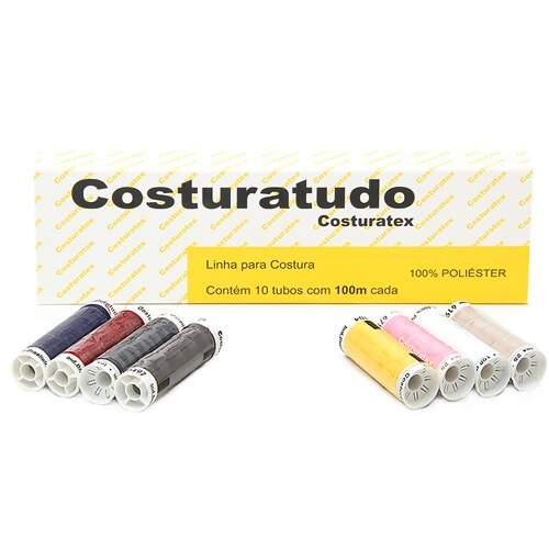 LINHA COSTURATUDO 100MT CORES LINHA COSTURATUDO 100MT CORES