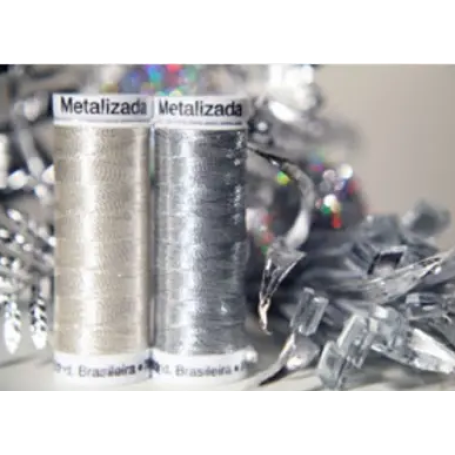 LINHA METALIZADA COSTURATUDO 40MT CORES
