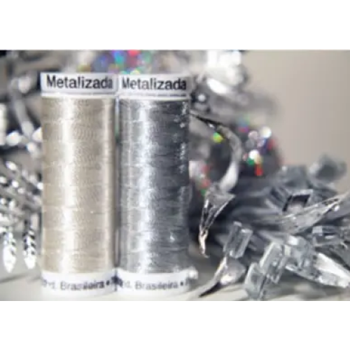 LINHA METALIZADA COSTURATUDO 40MT CORES